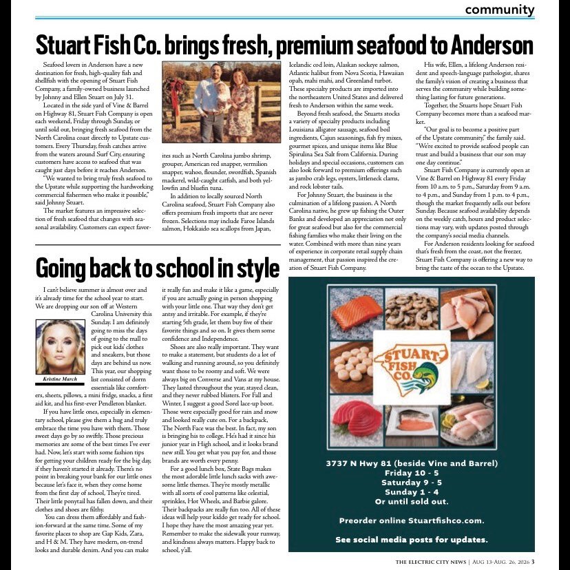 Everyone go check out @electriccitynews today! We&rsquo;re so thankful to be a part of the Anderson community! 

https://www.theelectriccitynews.com/_files/ugd/195faf_5955bfcf28854ce0a66efa0ec805e8fd.pdf