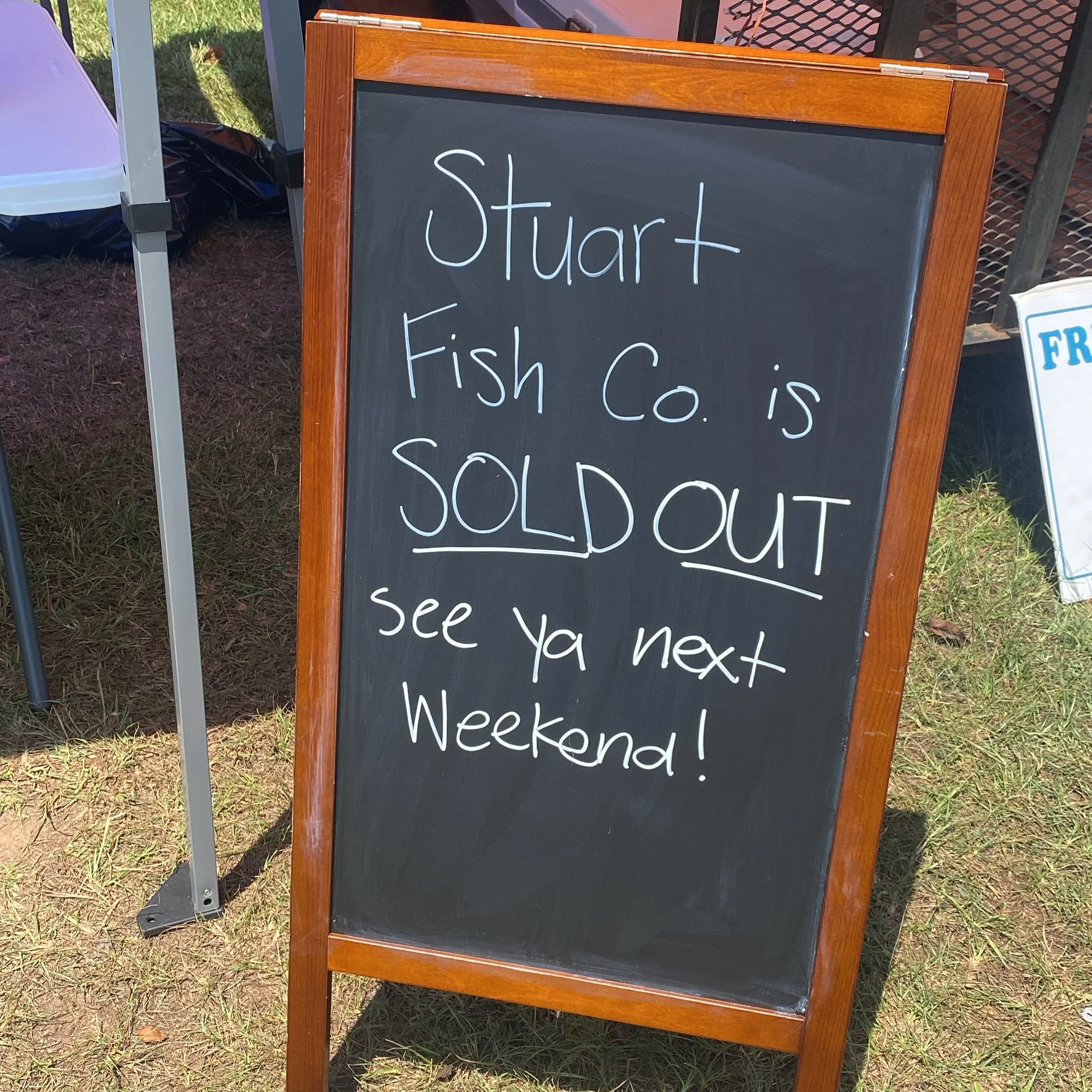 WOW! You guys showed up today! We are now SOLD OUT for the weekend already! Pre-orders are now open for next weekend at www.stuartfishco.com ! 🐟

Pre-ordering is the best way to reserve your catch. Submit your pre-orders for next weekend by this Sun