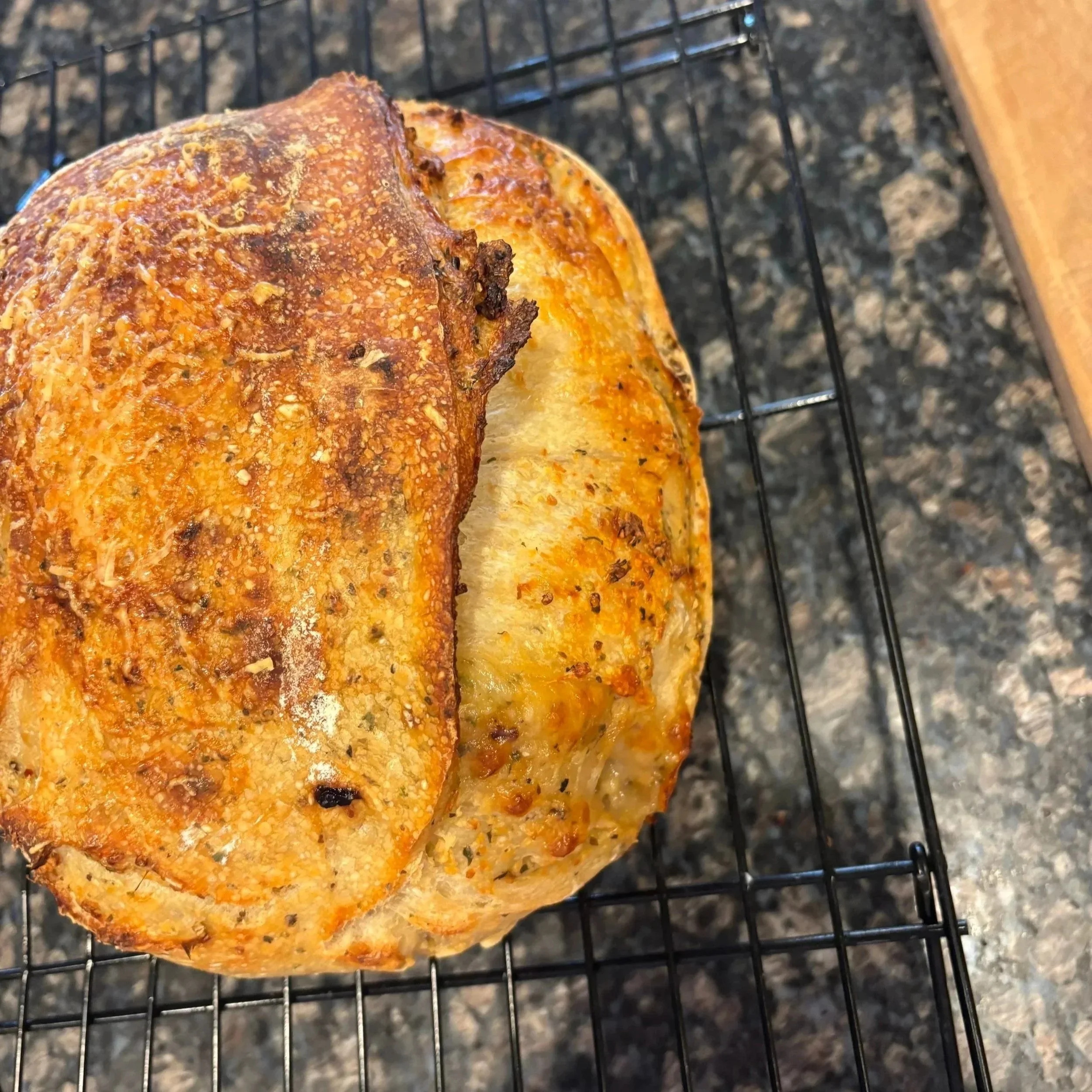 Italian Herbs and Cheese Loaf