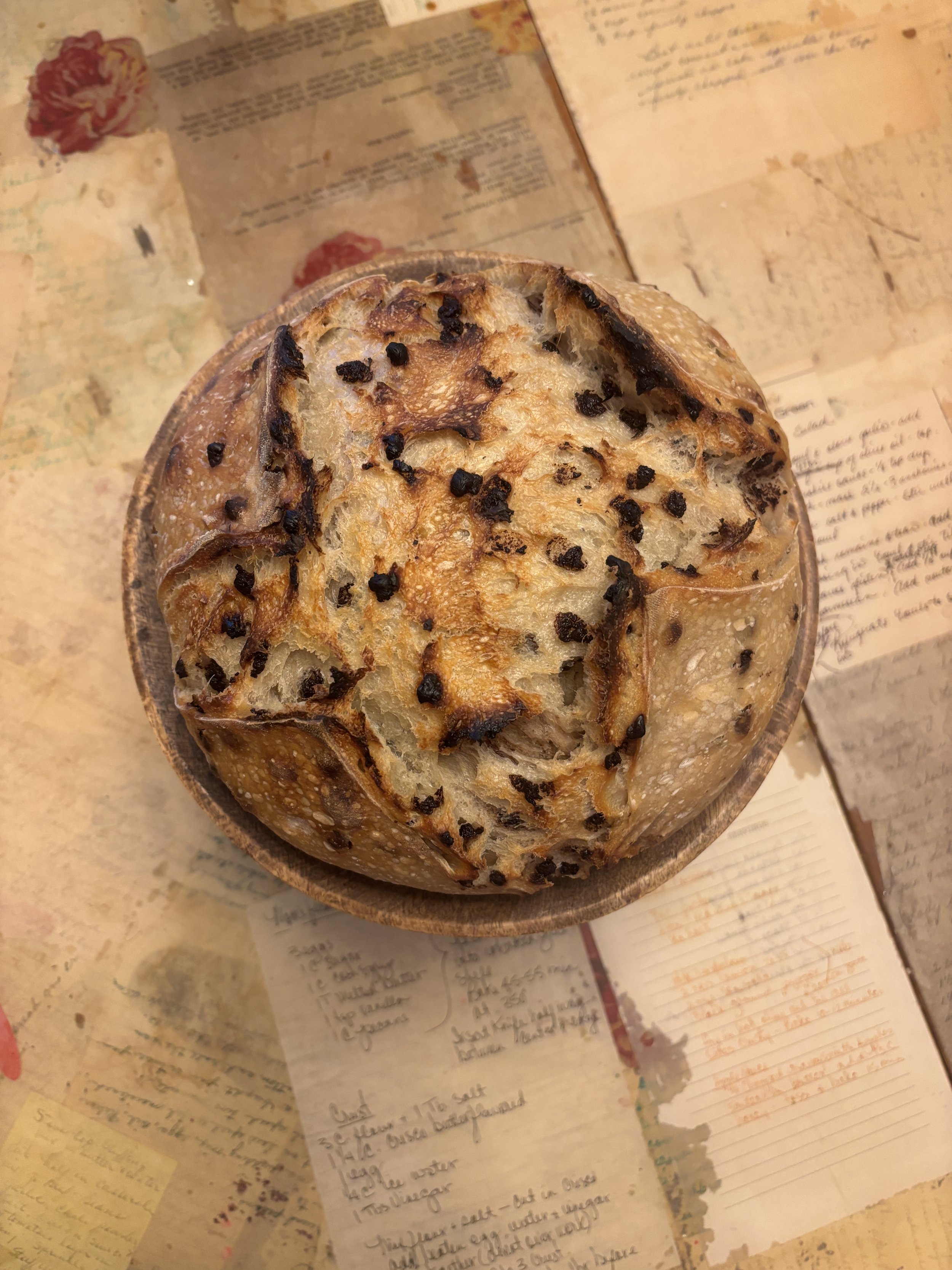 Chocolate Chip Sourdough Loaf