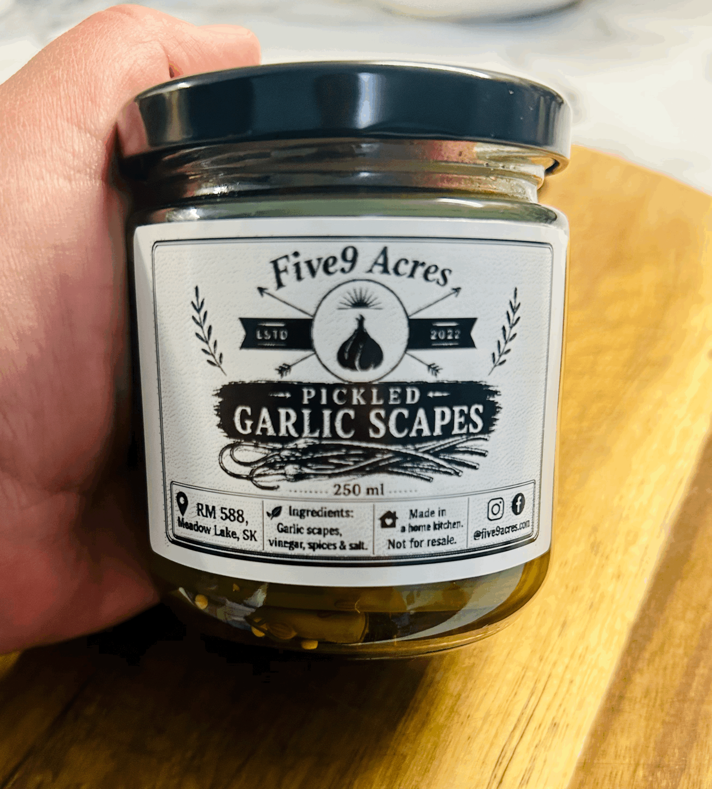 Pickled Garlic Scapes