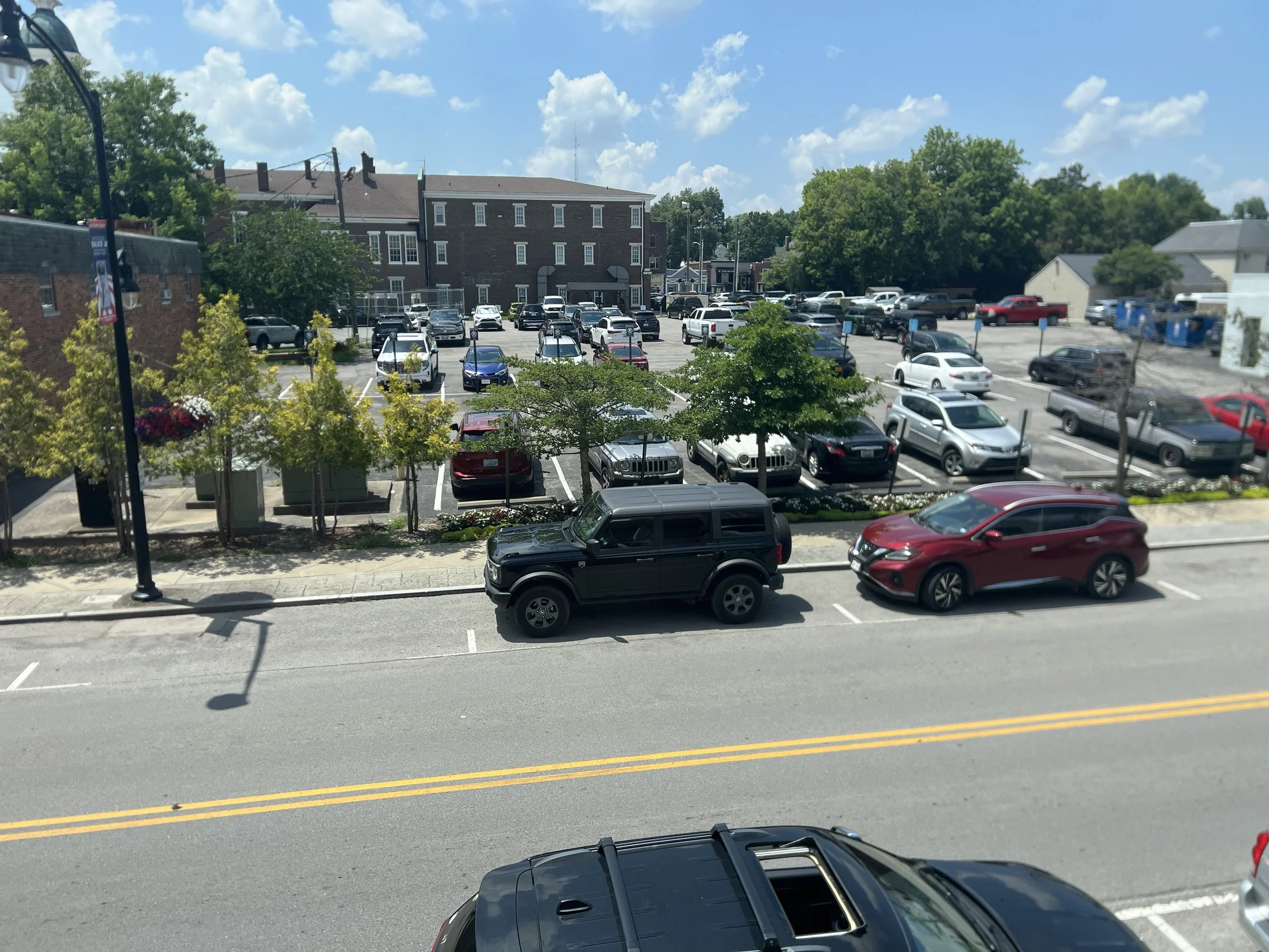 Parking lot on North 3rd Street Danville Kentucky