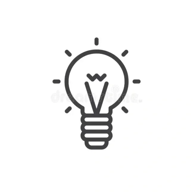 Light bulb icon representing LED lighting
