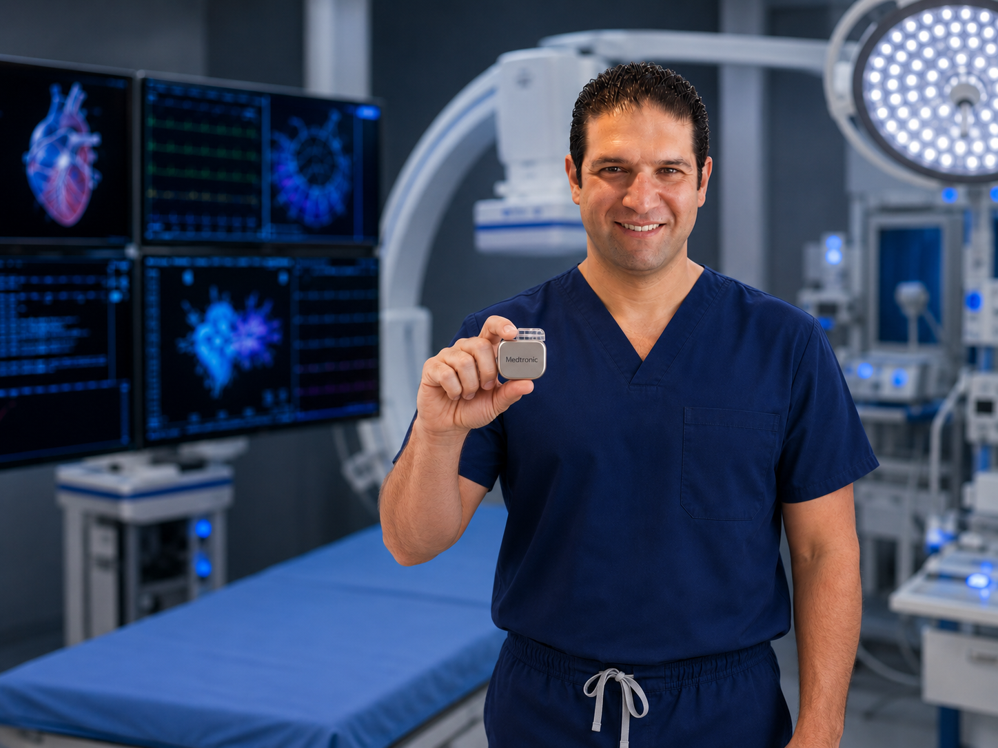 Fuad Habash, MD with Medtronic Pacemaker.