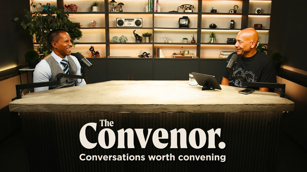 Mark Harrison welcomes Kree Govender to the studio