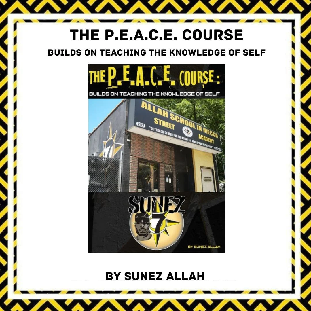 📚 120 BOOKS TO READ FOR KNOWLEDGE OF SELF 📚

Today&rsquo;s book spotlight is The P.E.A.C.E. Course by Sunez Allah. @sunez Edward Sunez Rodriguez 

A truly great work by our big brother @sunez ! Definitely one for your library! hit the link in our b