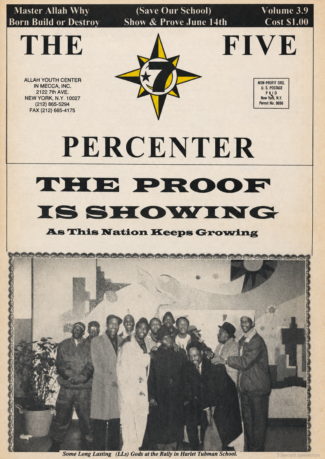 The Five Percenter Newspaper Vol 3.9 MAY 1998