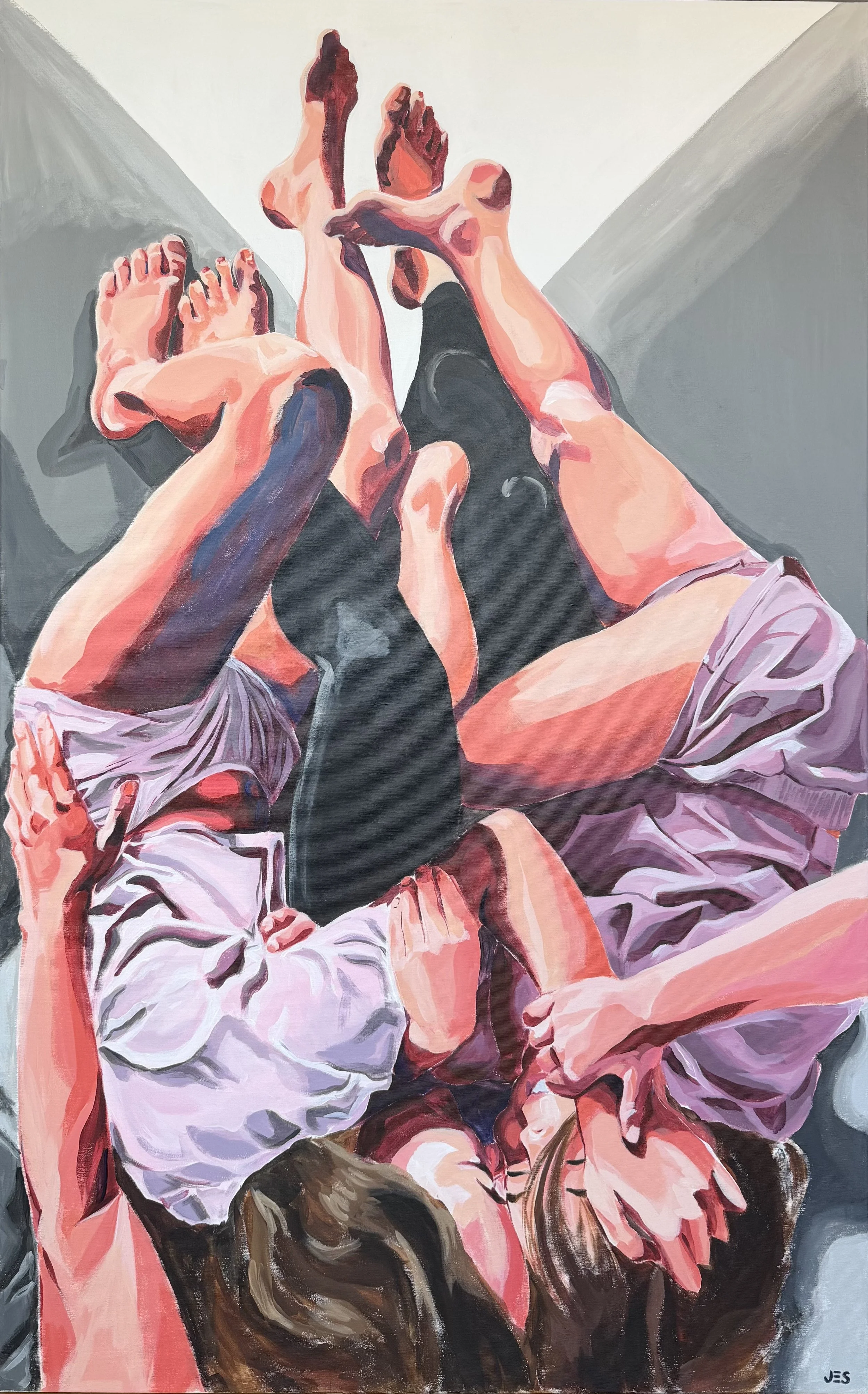 As Close As Possible II // 100 x 160 cm // acrylic on canvas