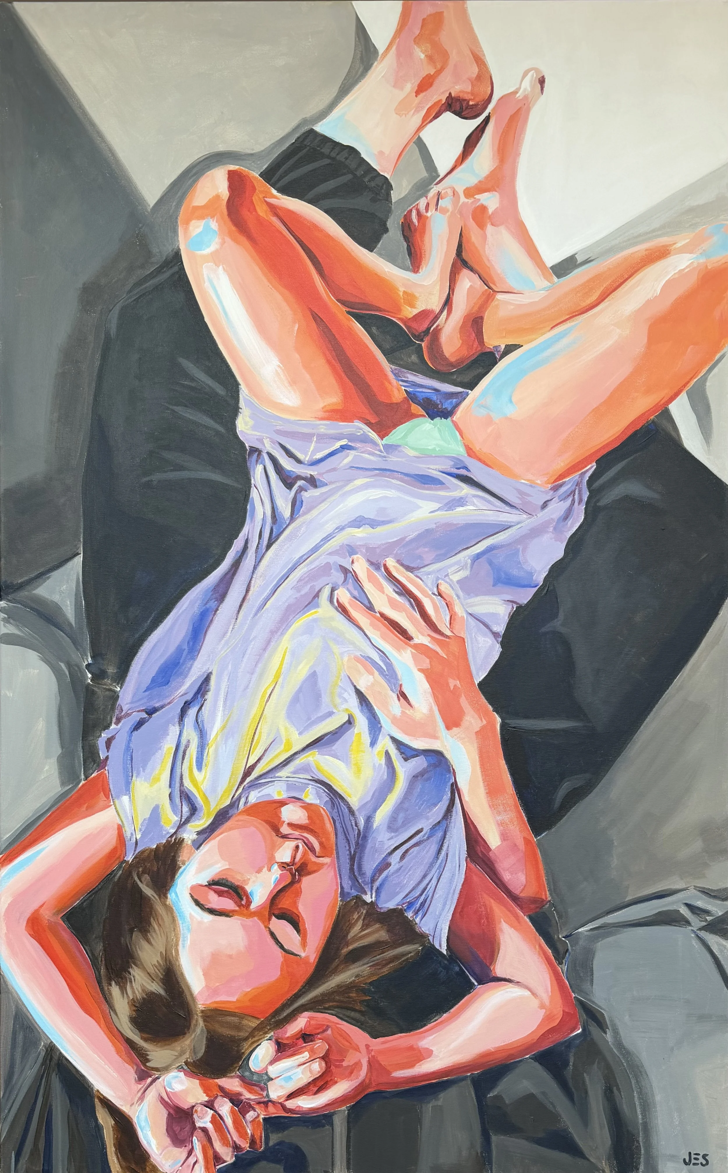 Lounging // 100 x 160 cm // acrylic on canvas