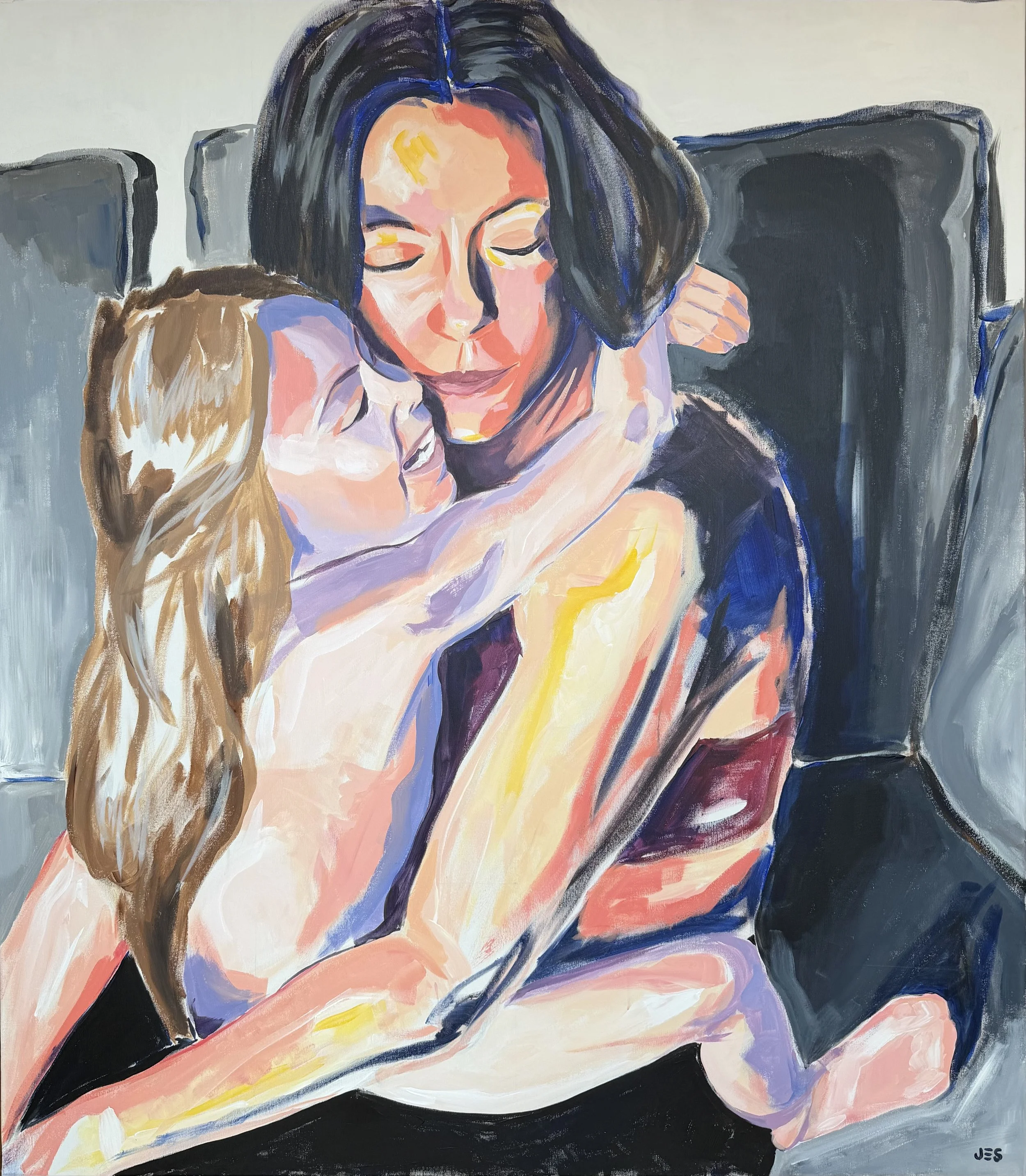 Mother & Child II // 140 x 160 cm // acrylic on canvas
