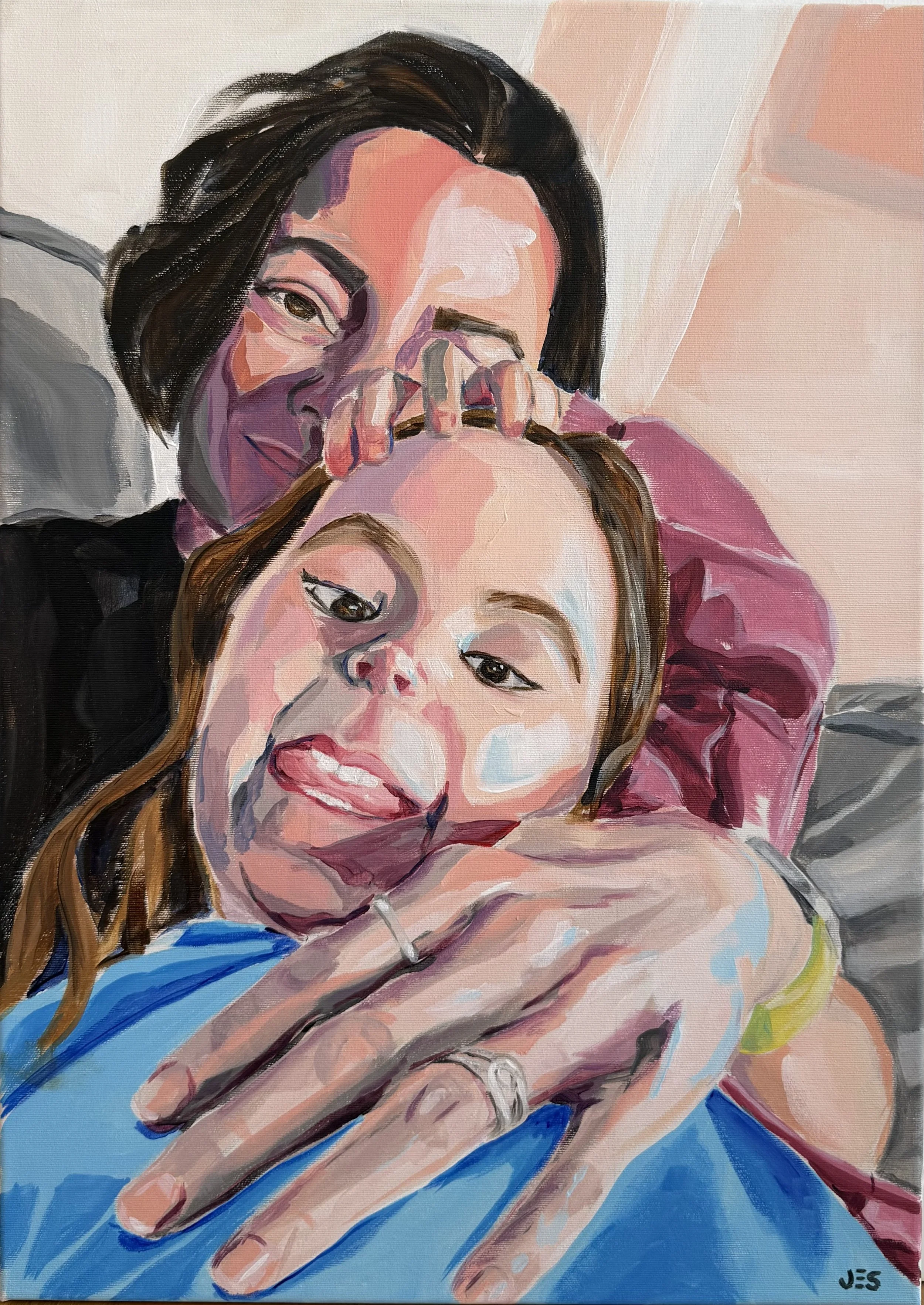 Selfie // 50 x 70 cm // acrylic on canvas