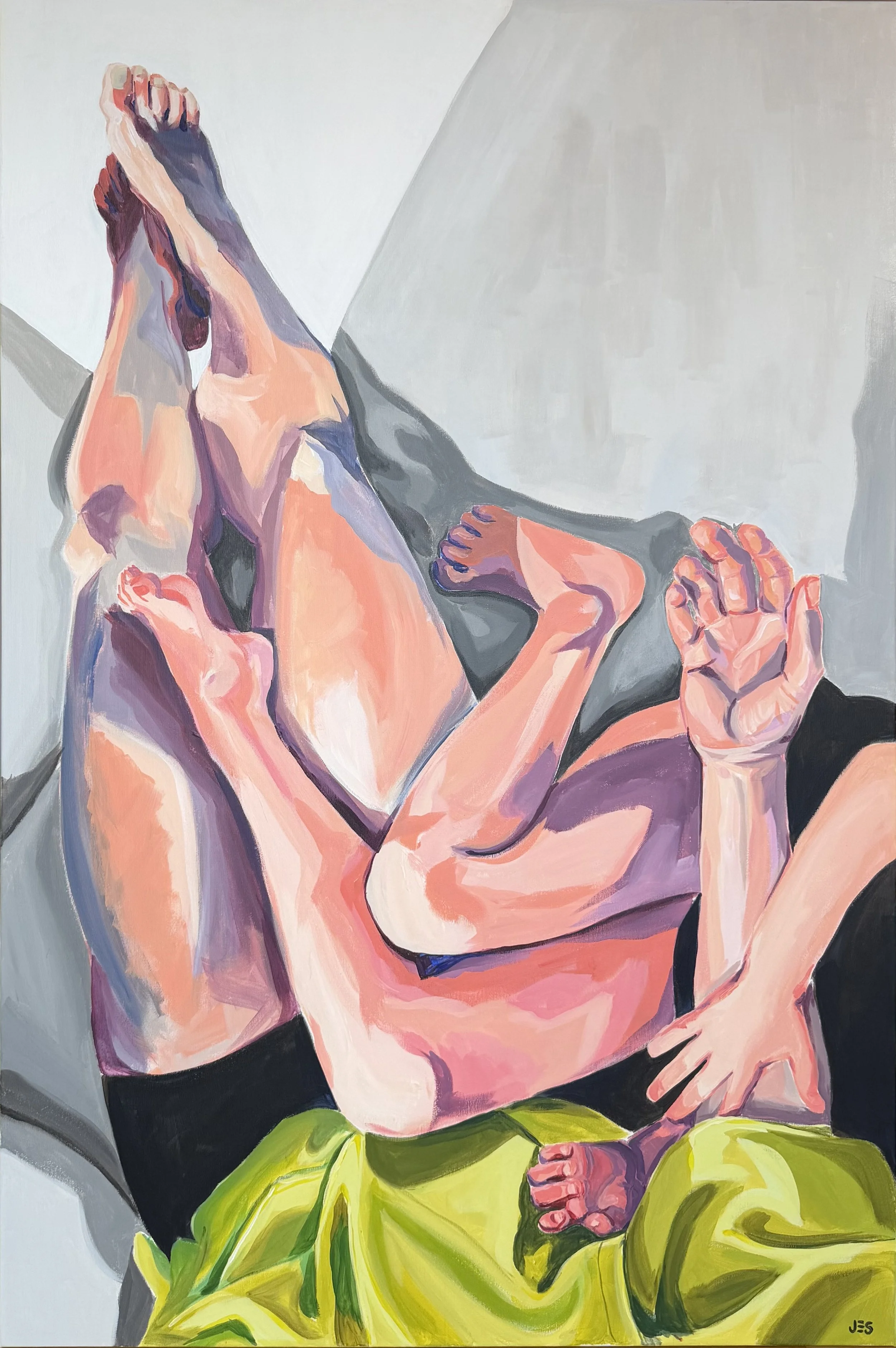 Touch // 100 x 150 cm // acrylic on canvas