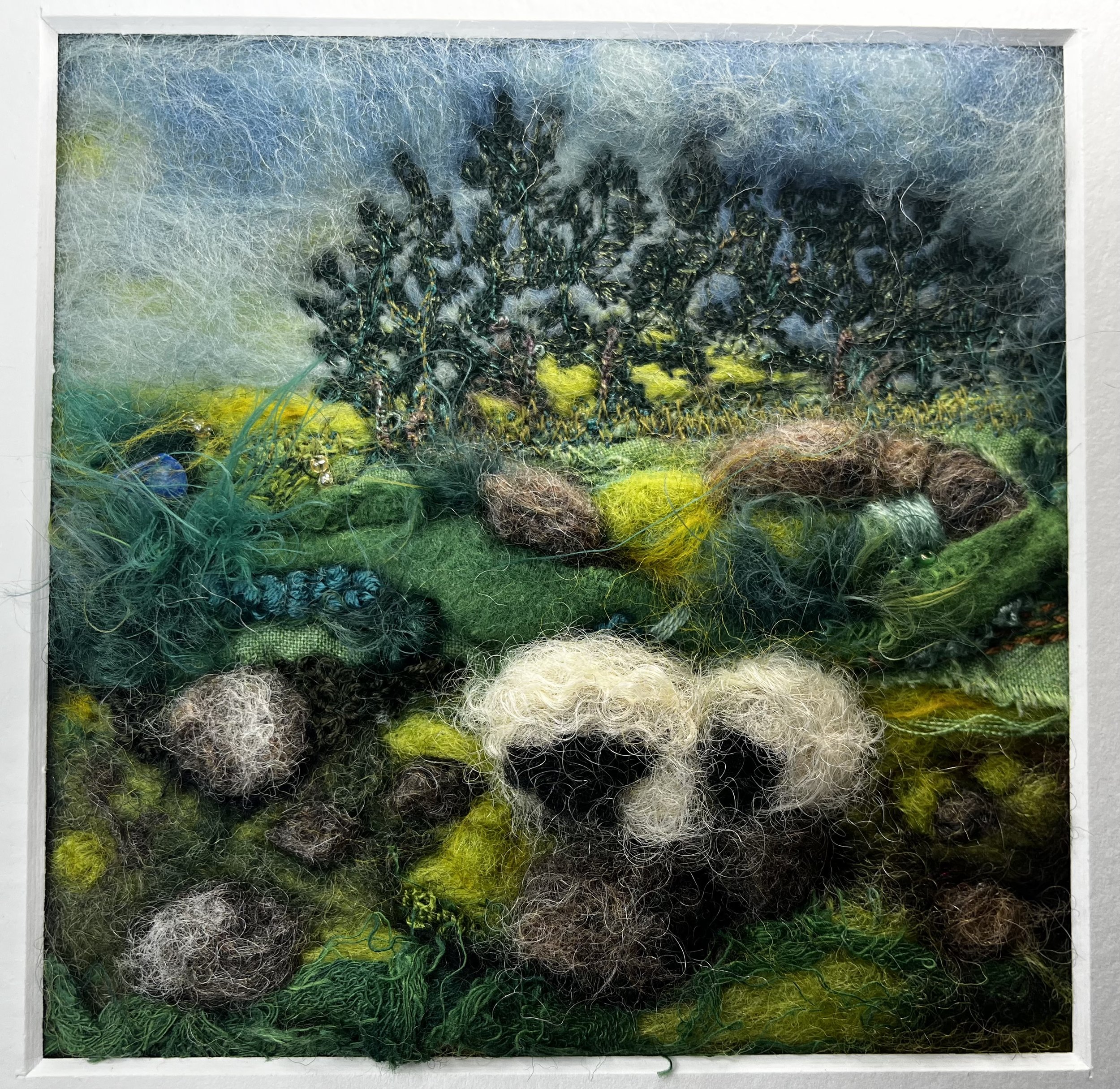 Handcrafted Felt Landscape Art