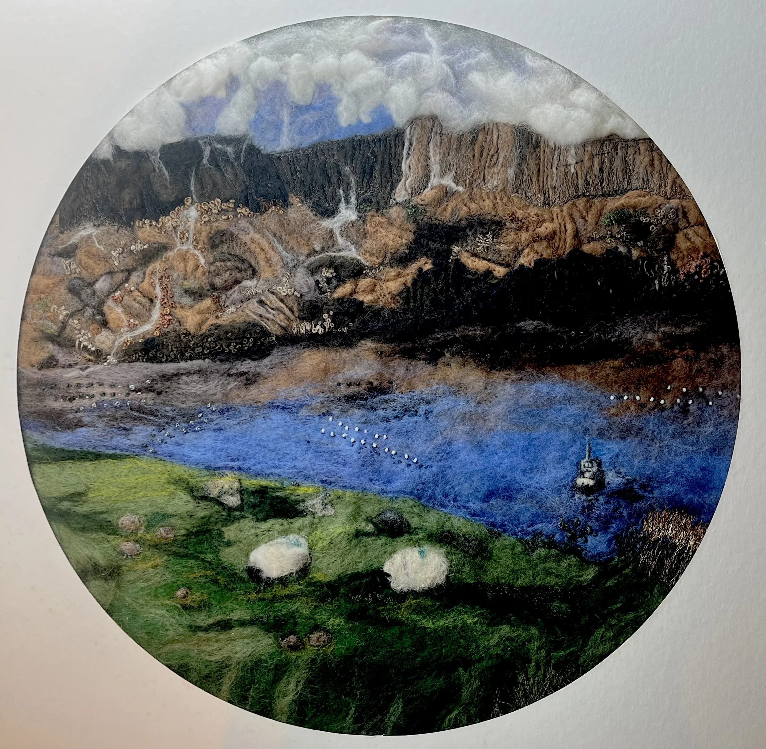 Killary Harbour,
Mixed Media,
 59 x 59cm