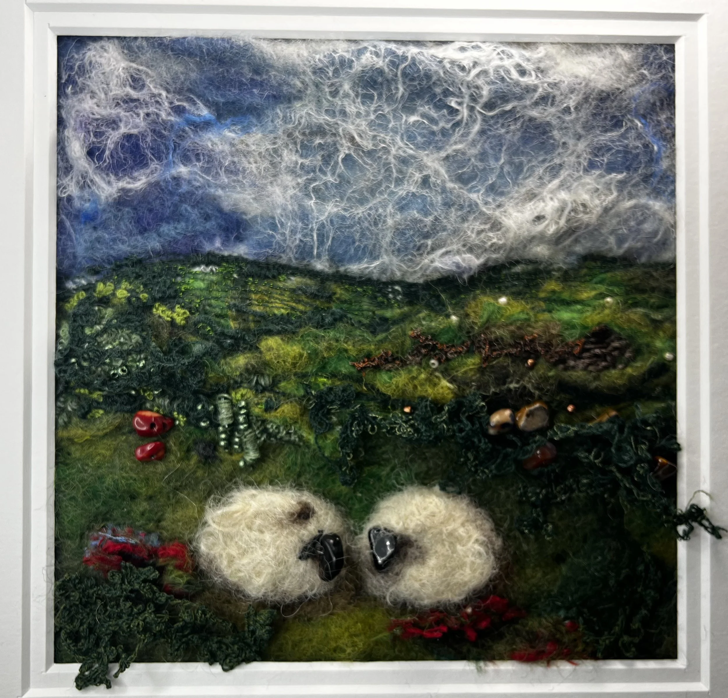 Wet Felt Countryside Landscape Art