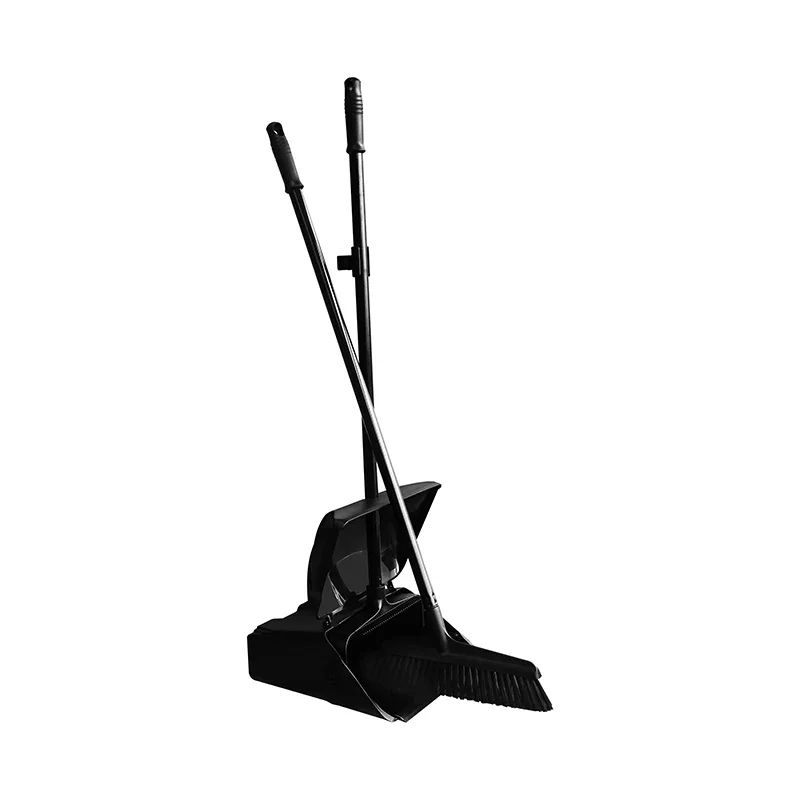 Deluxe Lobby Dustpan & Brush- Black