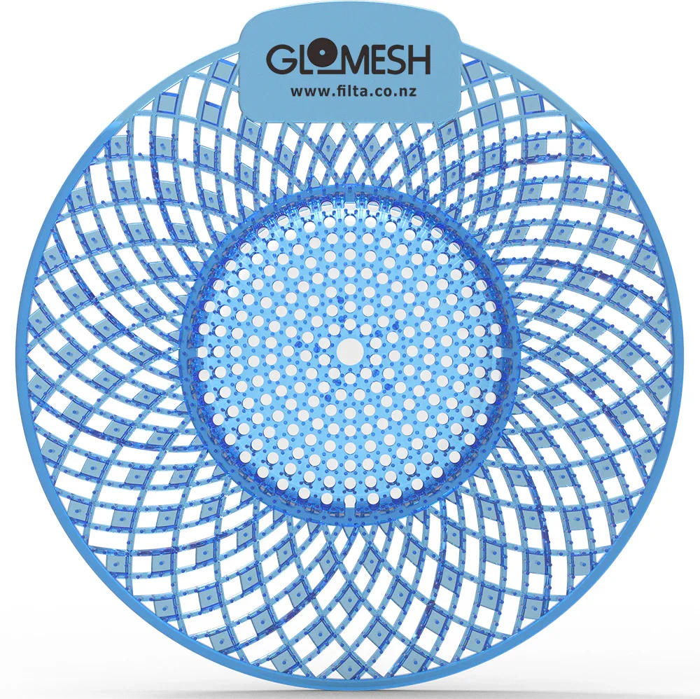 Spiral Biological Urinal Screen With Anti Splash