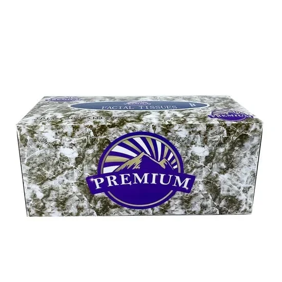 Premium Facial Tissues 200sheets, 2Ply