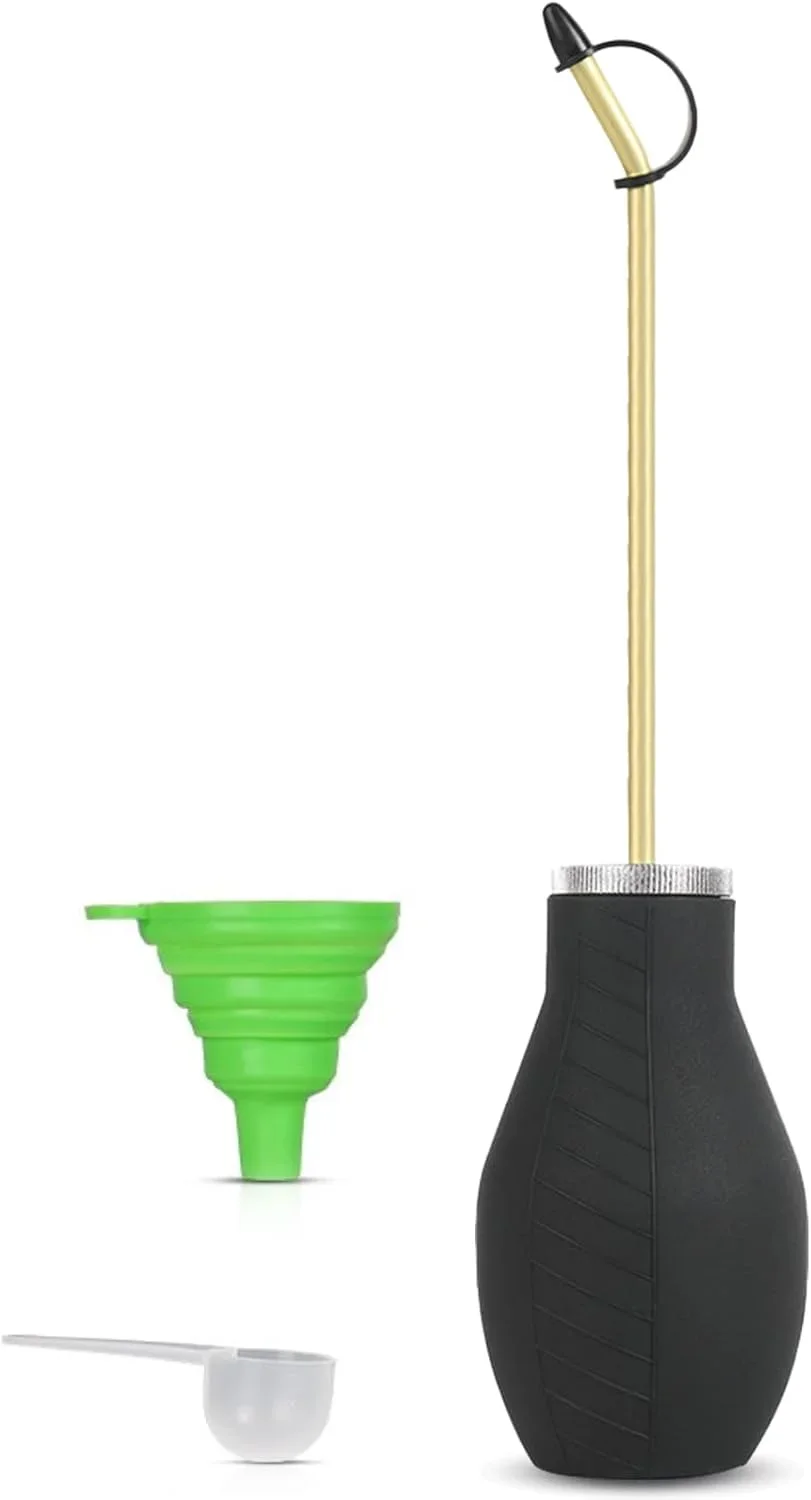 8oz Bulb Duster Applicator Dispenser with Long Metal Tube
