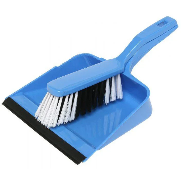 Dustpan & Brush Set Blue