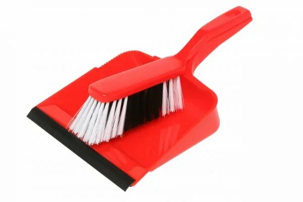 Dustpan & Brush Set Red