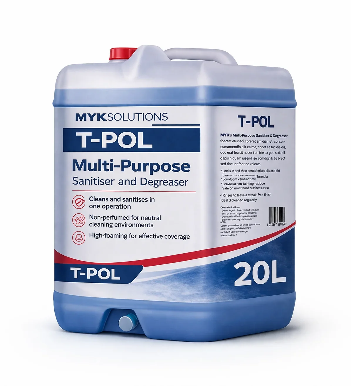 T-POL Multipurpose Sanitiser & Degreaser 20L