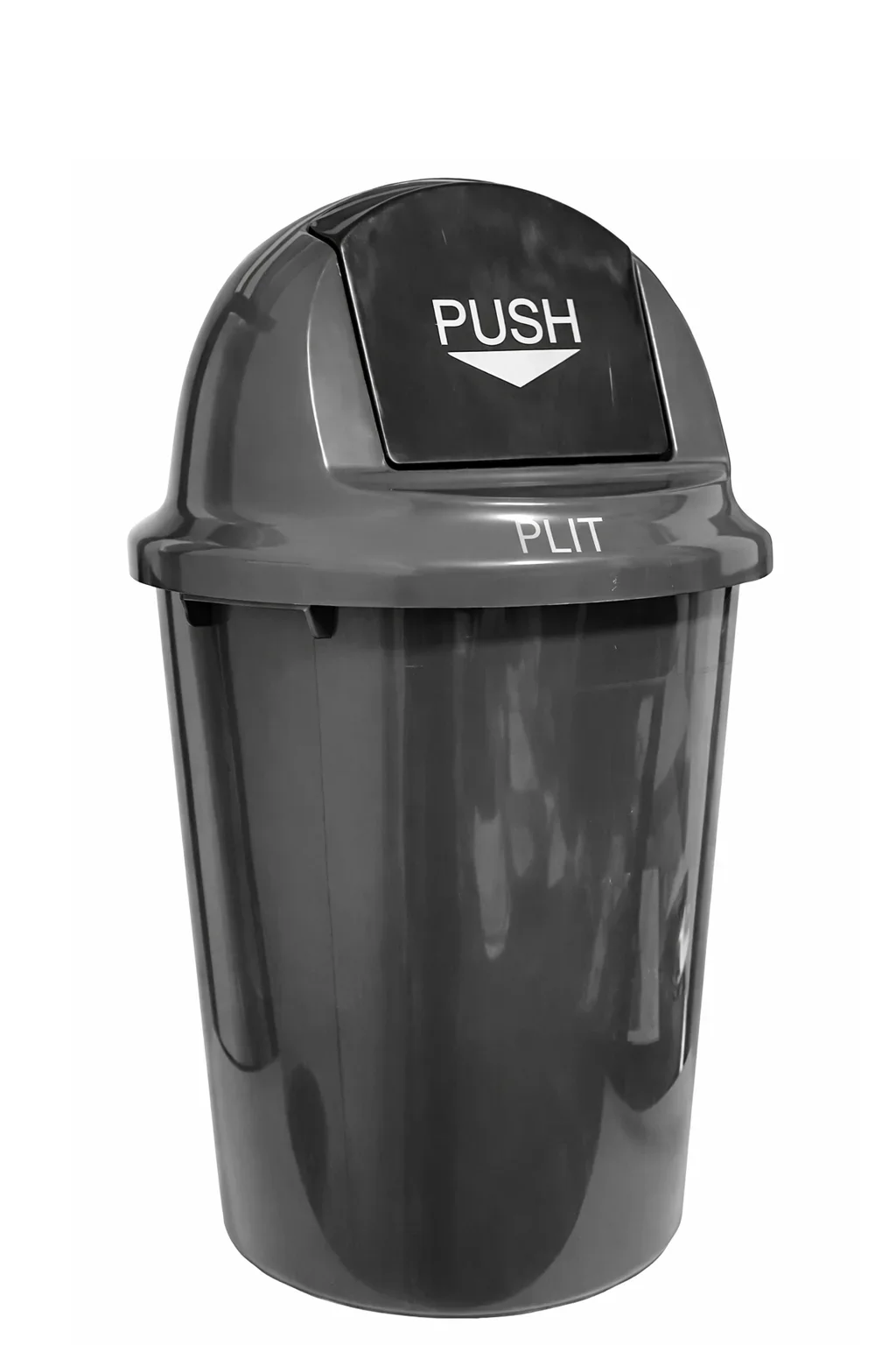 Round Dustbin Grey 60L
