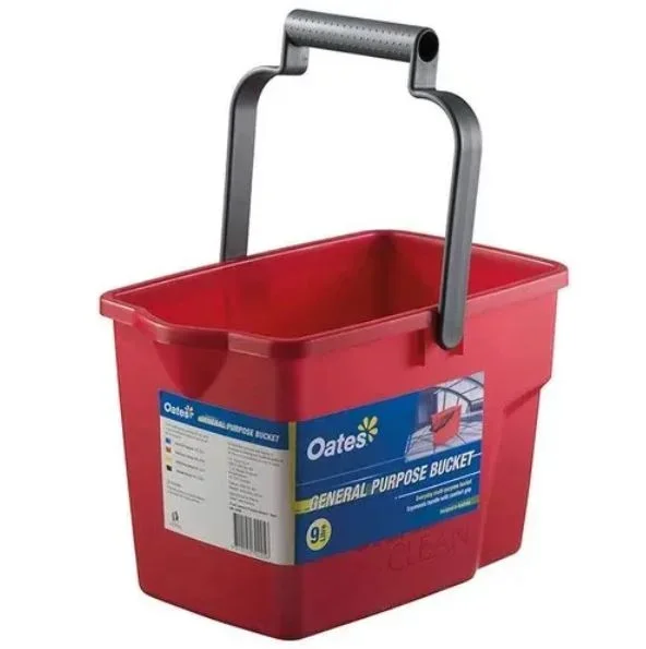 Oates Multi-Purpose Bucket 9L - Red