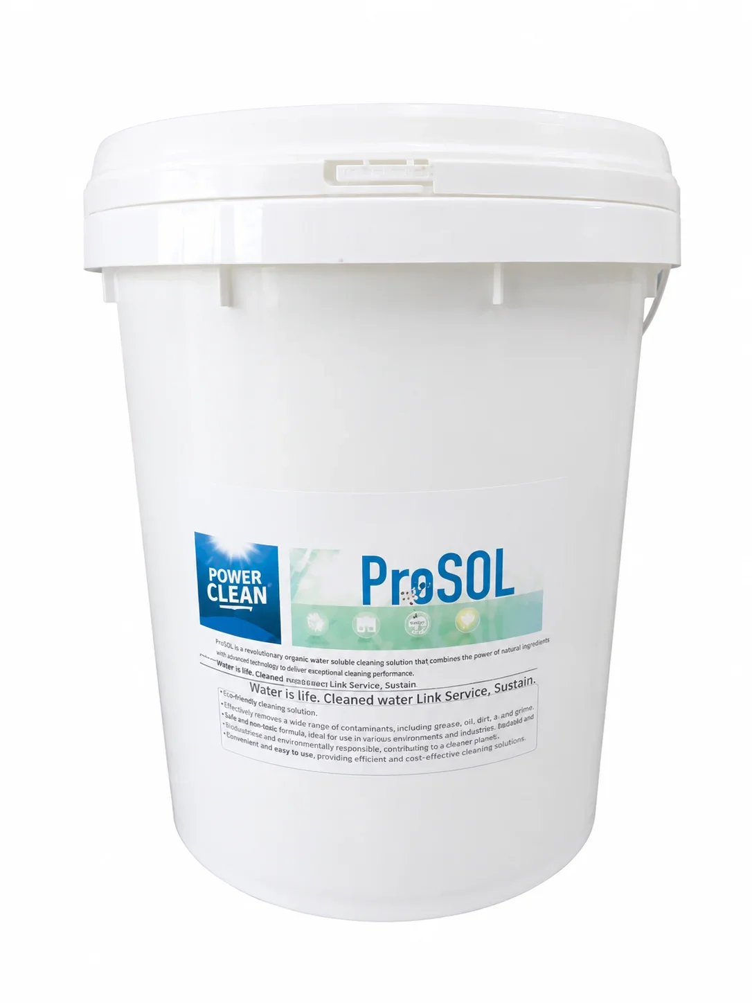 Lemon Laundry Powder Bucket