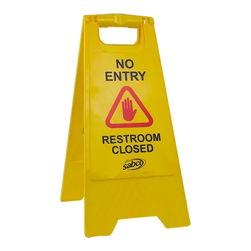 Caution Rest Room Sign