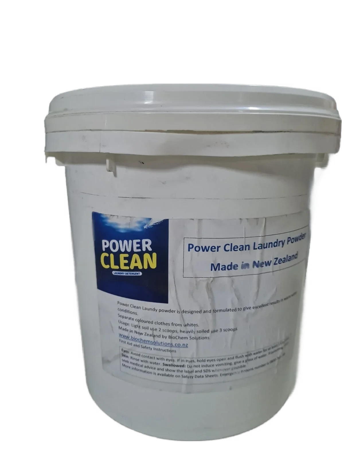 Power Clean Laundry detergent Bucket 10kg