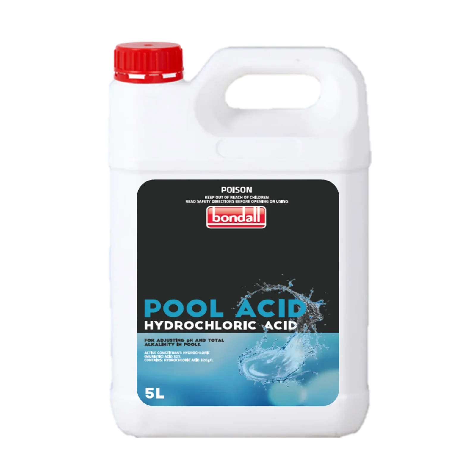 Bondall 5L Pool Acid - Hydrochloric Acid 5L