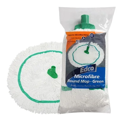 Edco Mircofibre Round Mop - Green