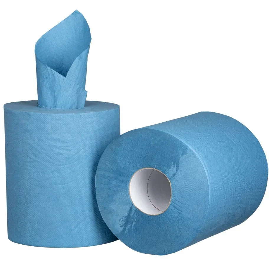 Matthews Centerfeed Paper Towel - Blue, 210mm x 230mm, 1Ply, 6 Rolls