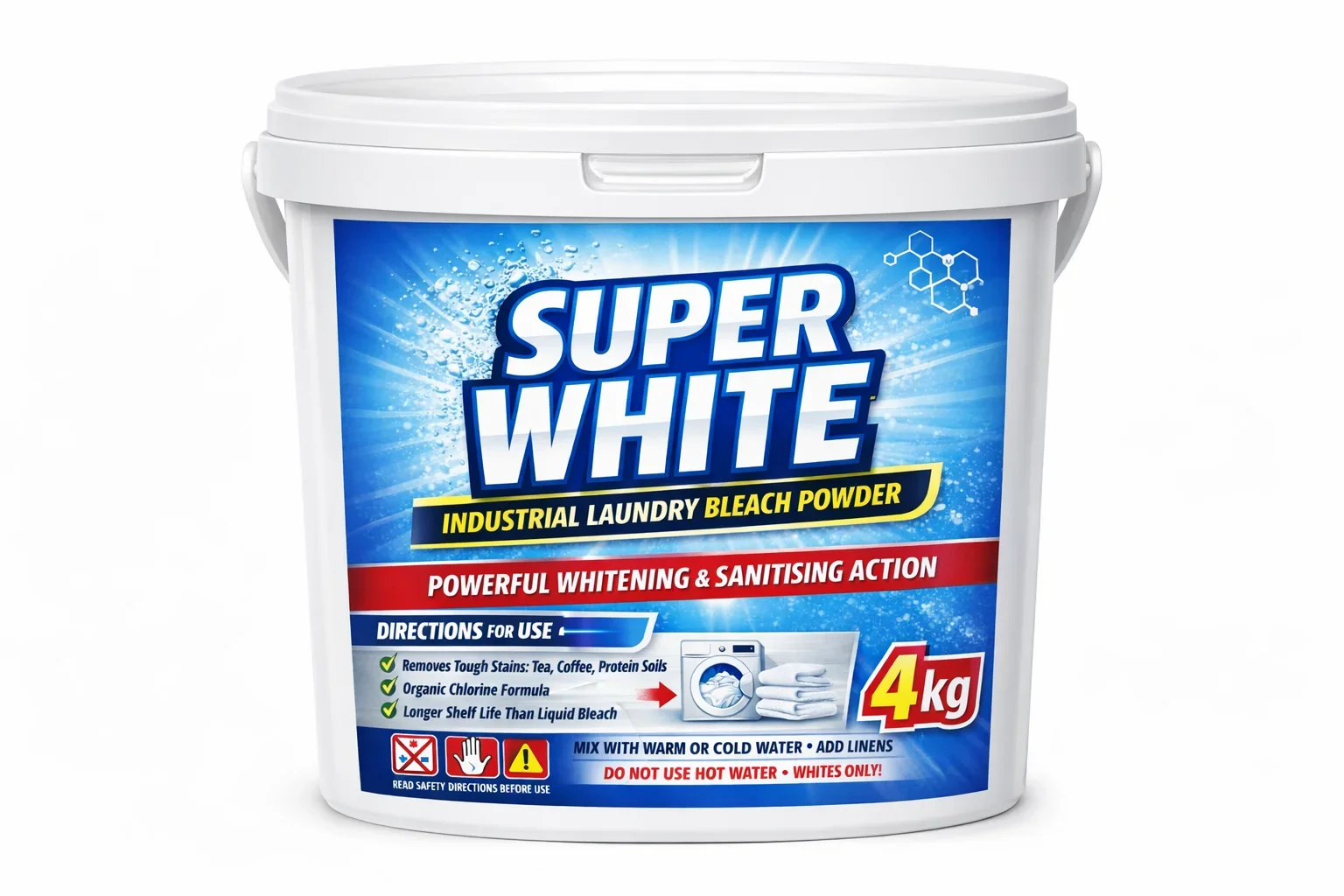 Super White Bleach Powder 4kg