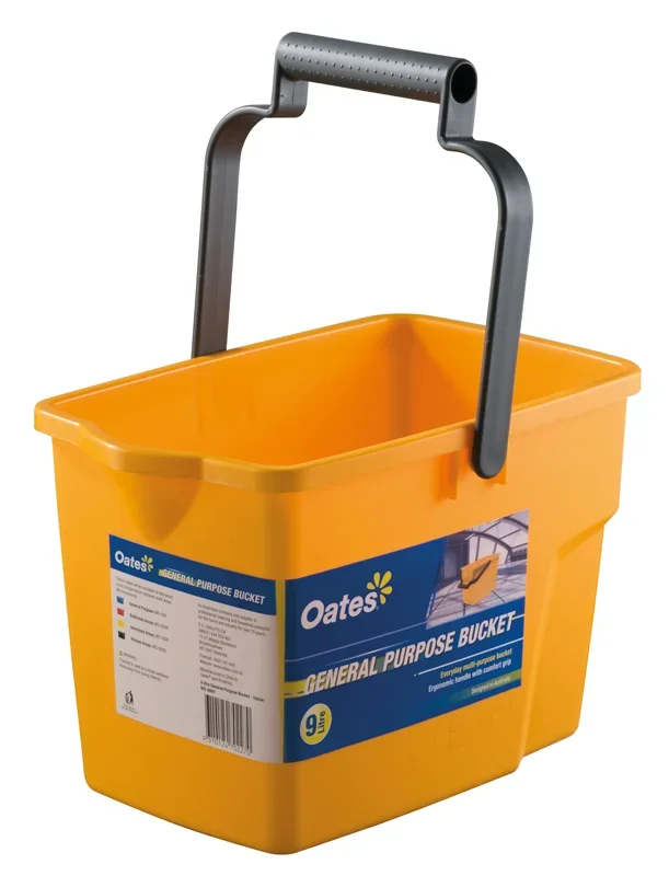 Oates Multi-Purpose Bucket 9L - Yellow