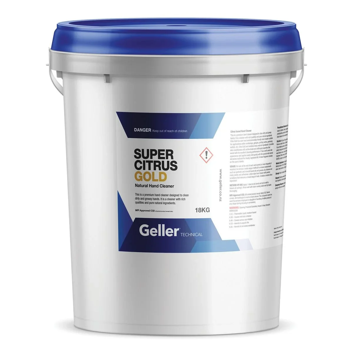 Geller Super Citrus Gold Hand Cleaner