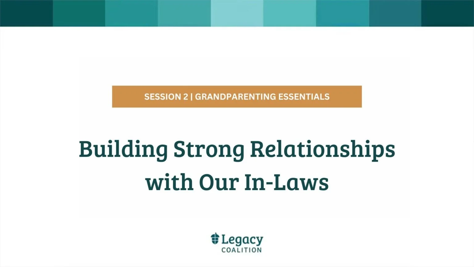 Session 2 - In-Laws