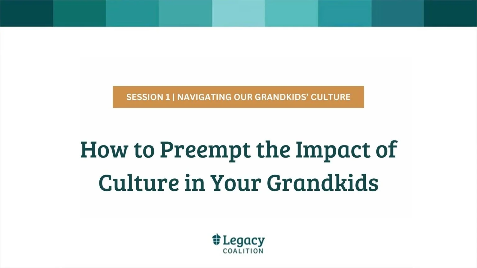 Session 1 - Impact of Culture