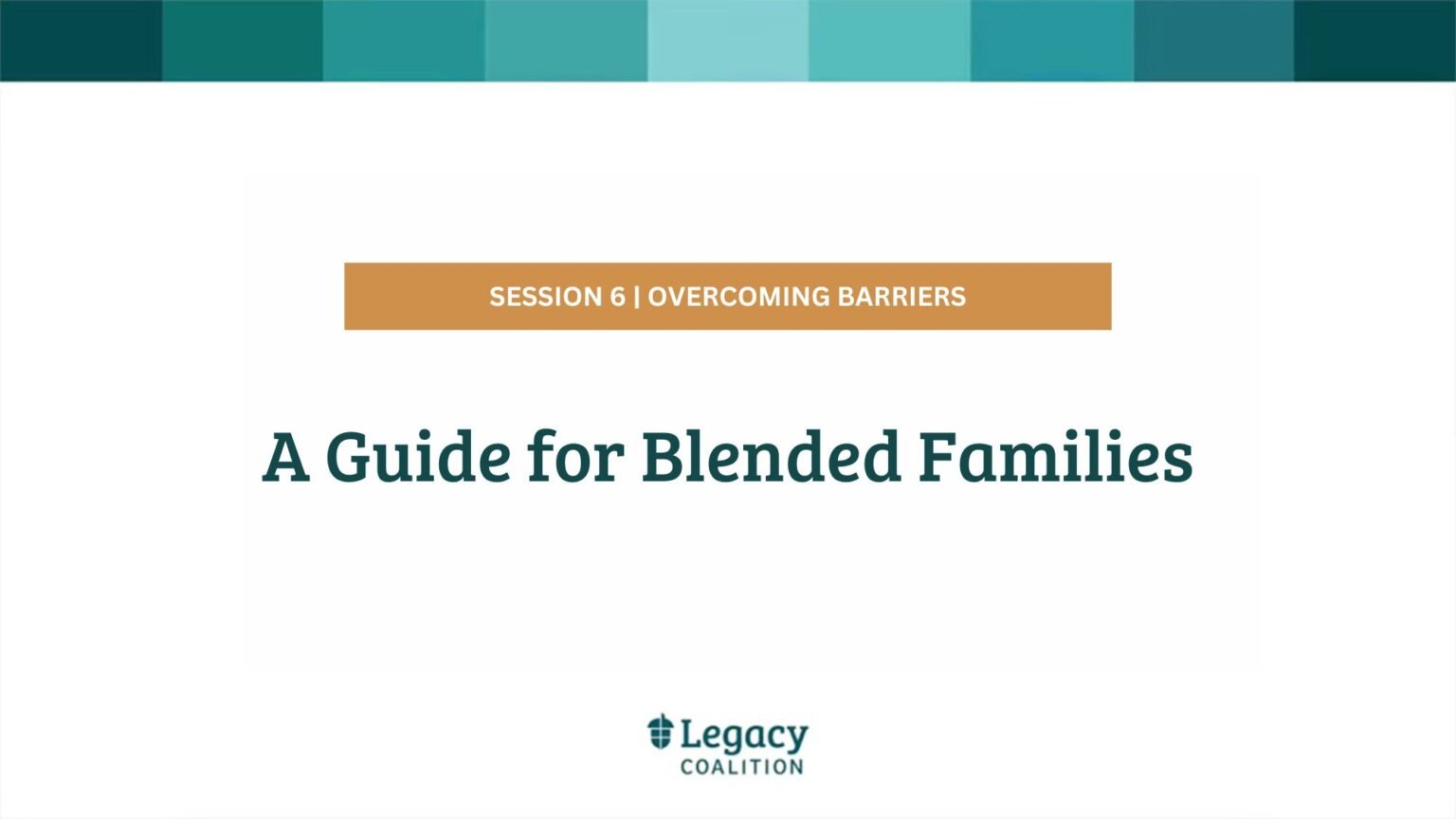Session 6 - Blended Families