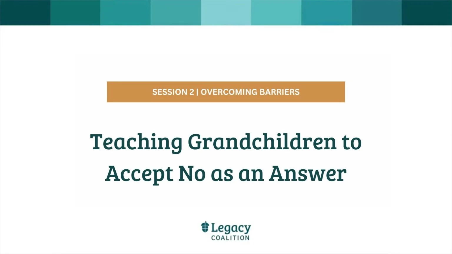 Session 2 - Accept No