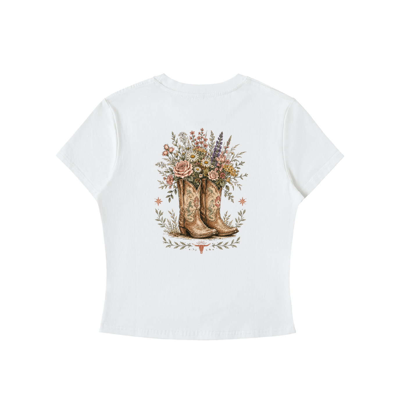 Boots & Flowers Bodycon Crewneck T-Shirt-mockups-4.png