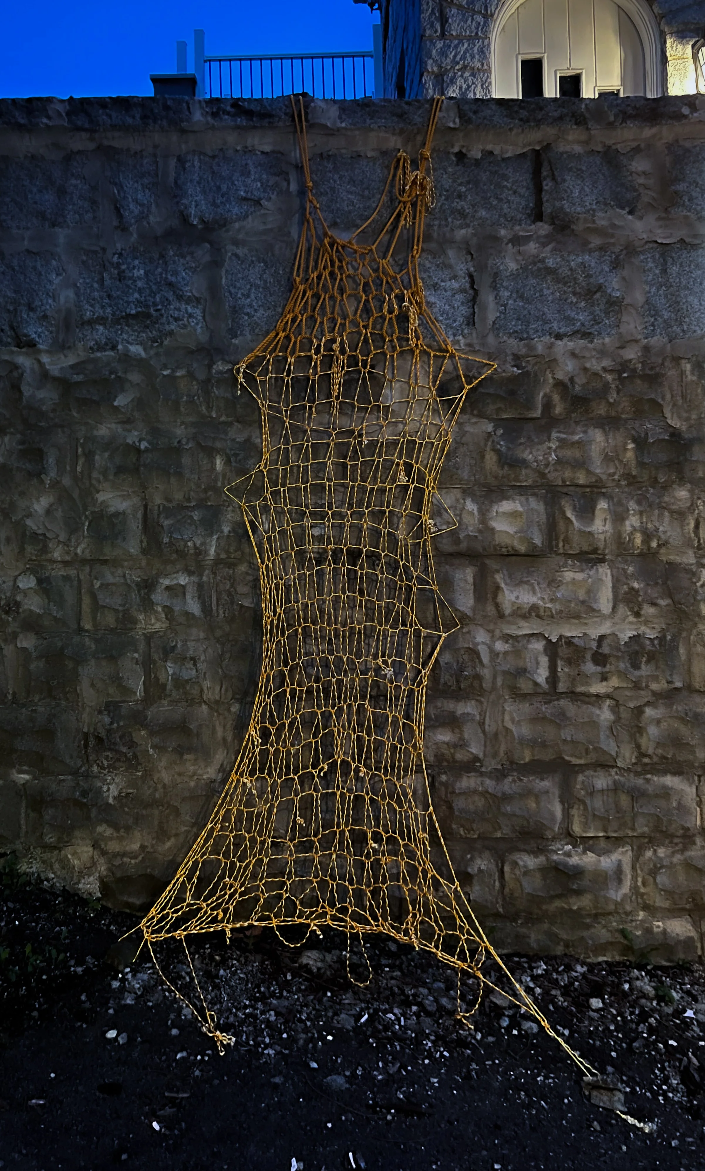 hand-knit ladder