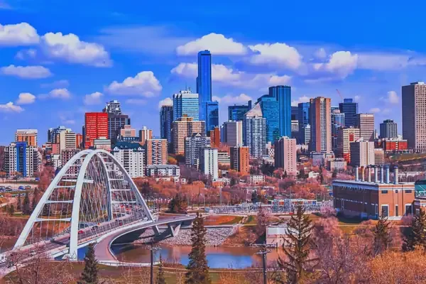 Edmonton Canada Skyline