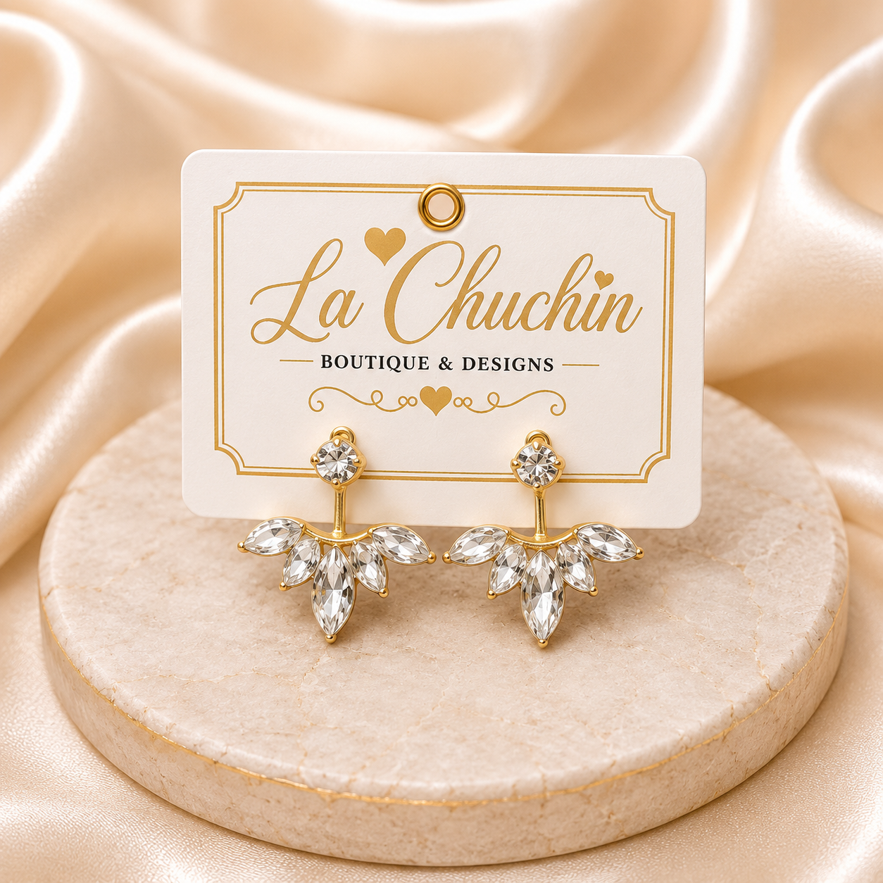 Gold Peak A Boo Earrings