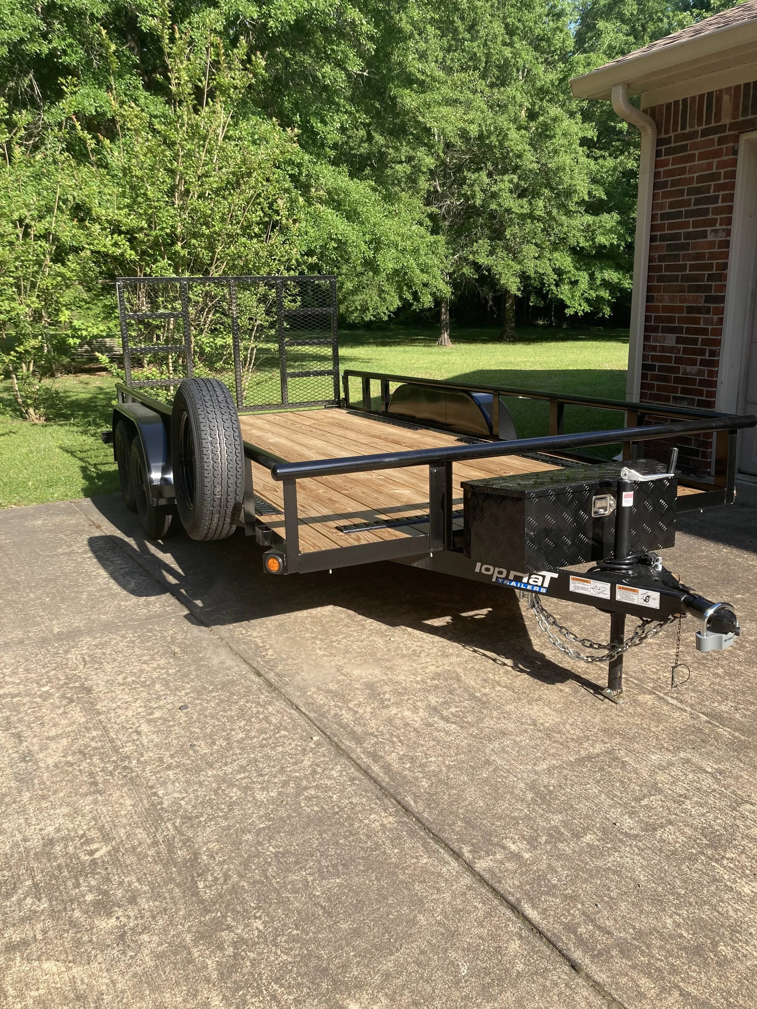 16'x83" TopHat Utility Trailer