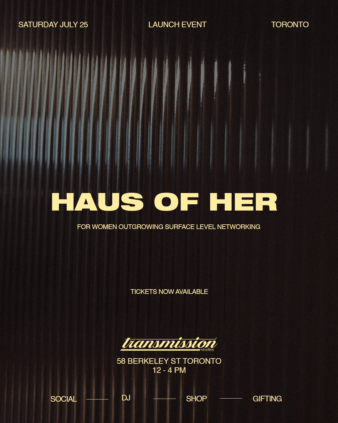 HAUS OF HER x TRANSMISSION STUDIOS