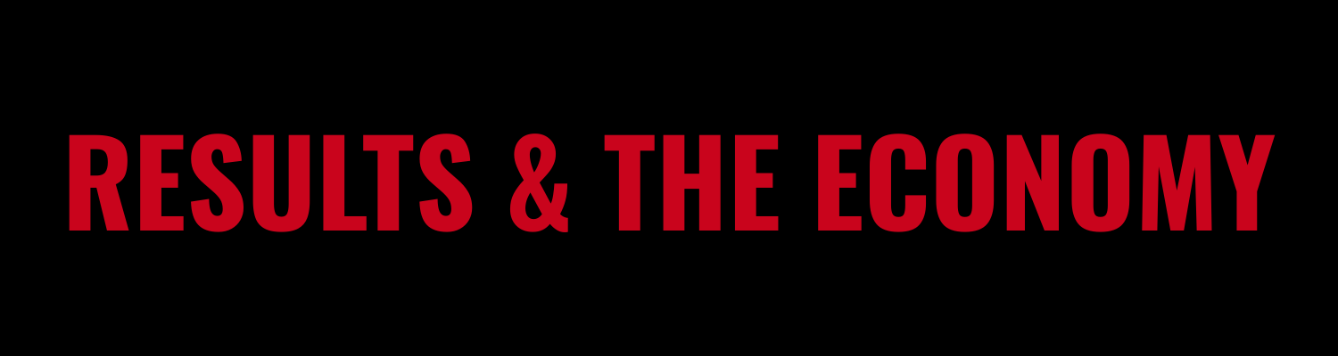 RESULTS & THE ECONOMY. FRIENDS OF THE COLONEL