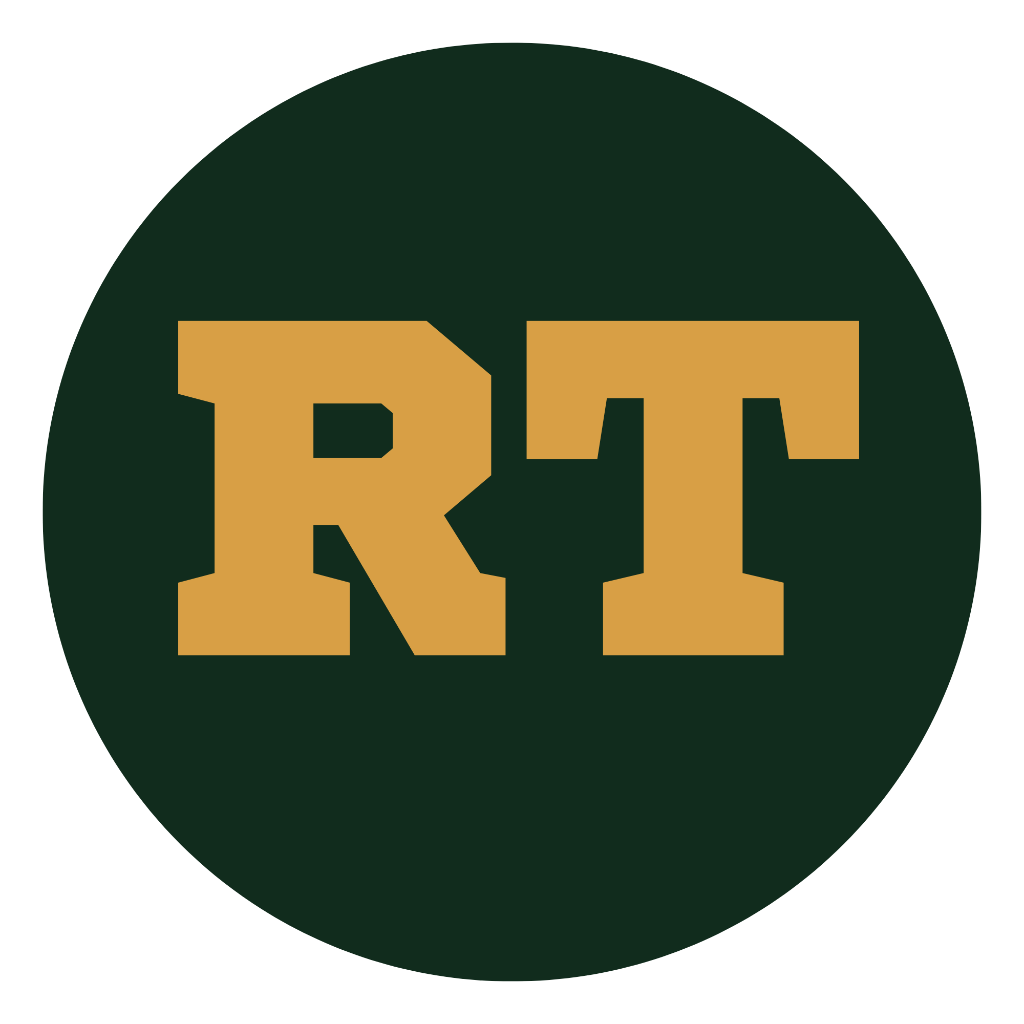 Green circle with the words "BAY" and "BEER" in gold, block letter font.