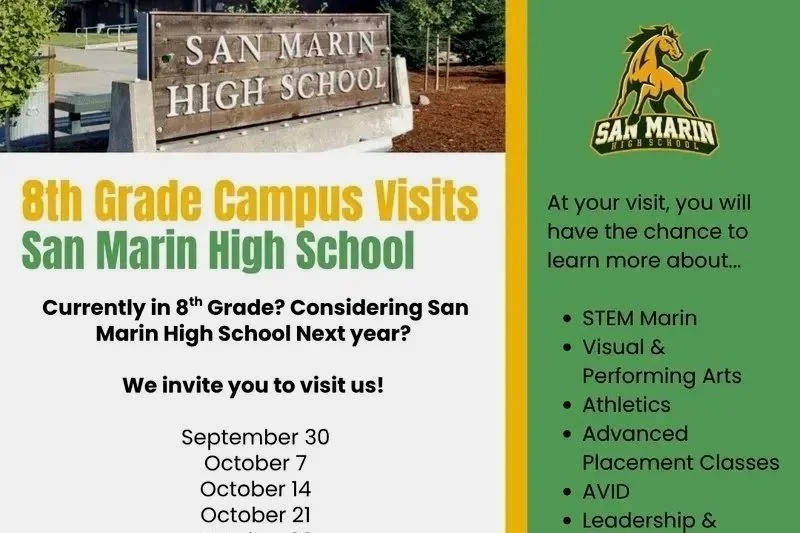8th Grade Campus Visits: Come Experience San Marin!